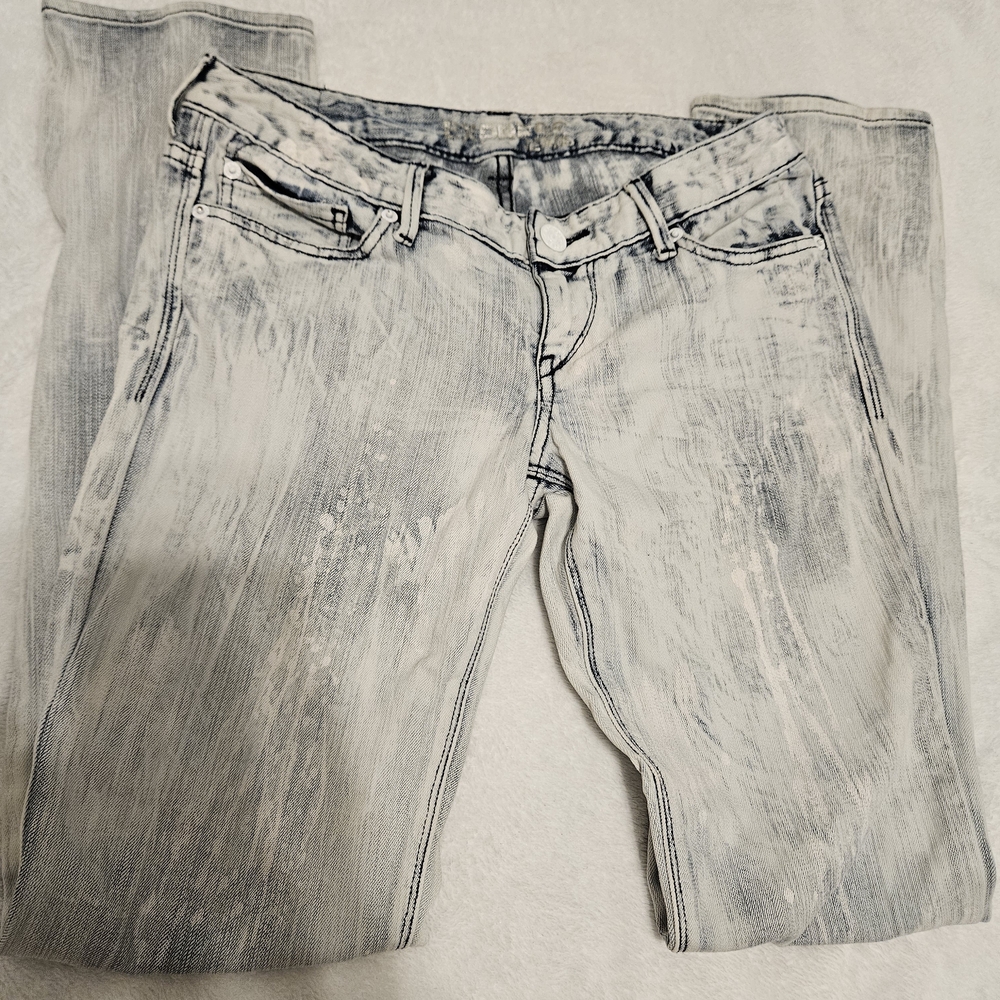 Express Jeans : Midrise Light Acid Wash Women Skinny Jeans - 6